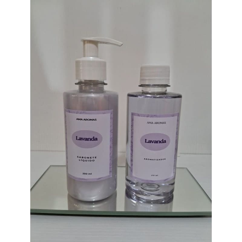 Kit aromatizador e sabonete líquido