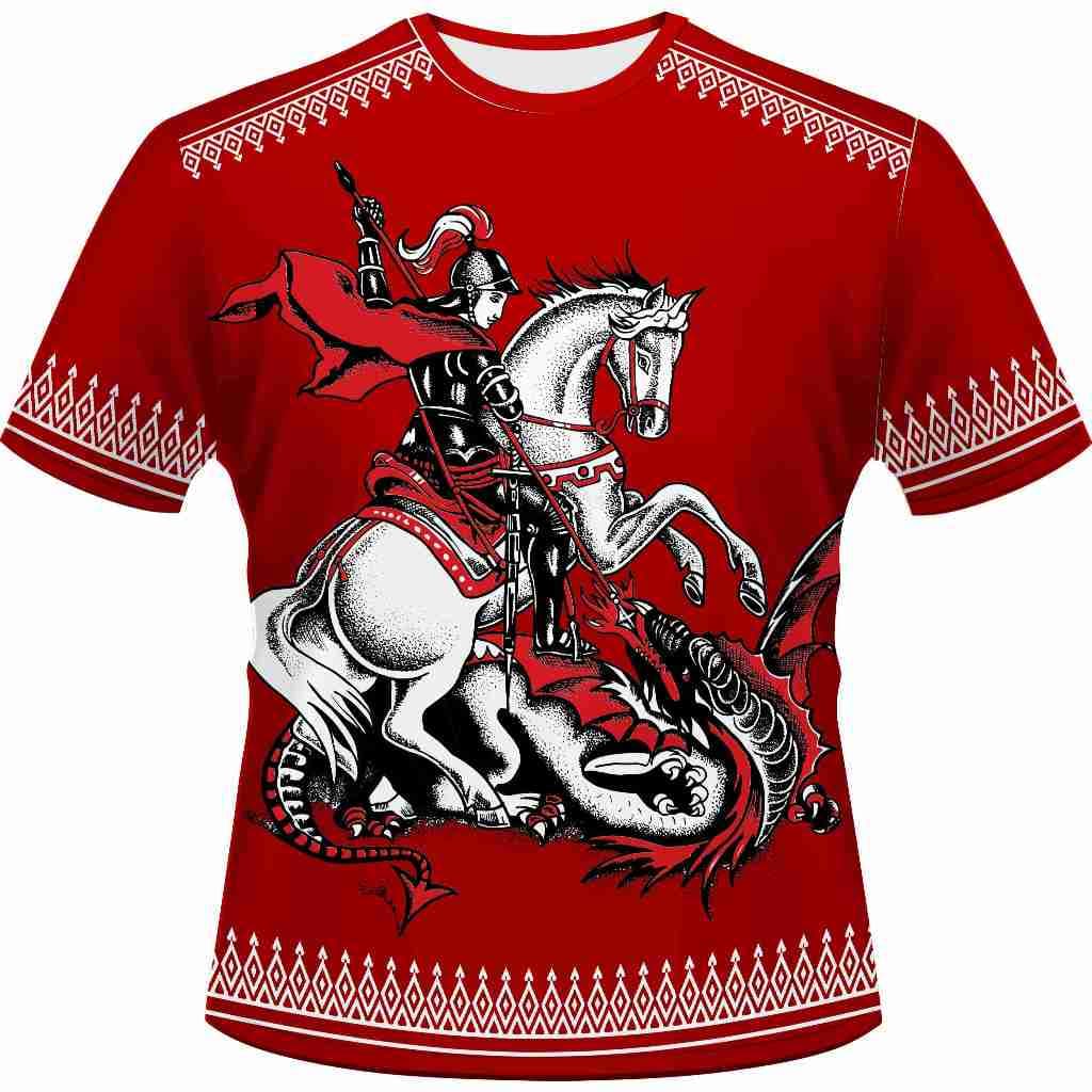 Camisa São Jorge Candomblé Umbanda Igreja Santo Espírita 583-3
