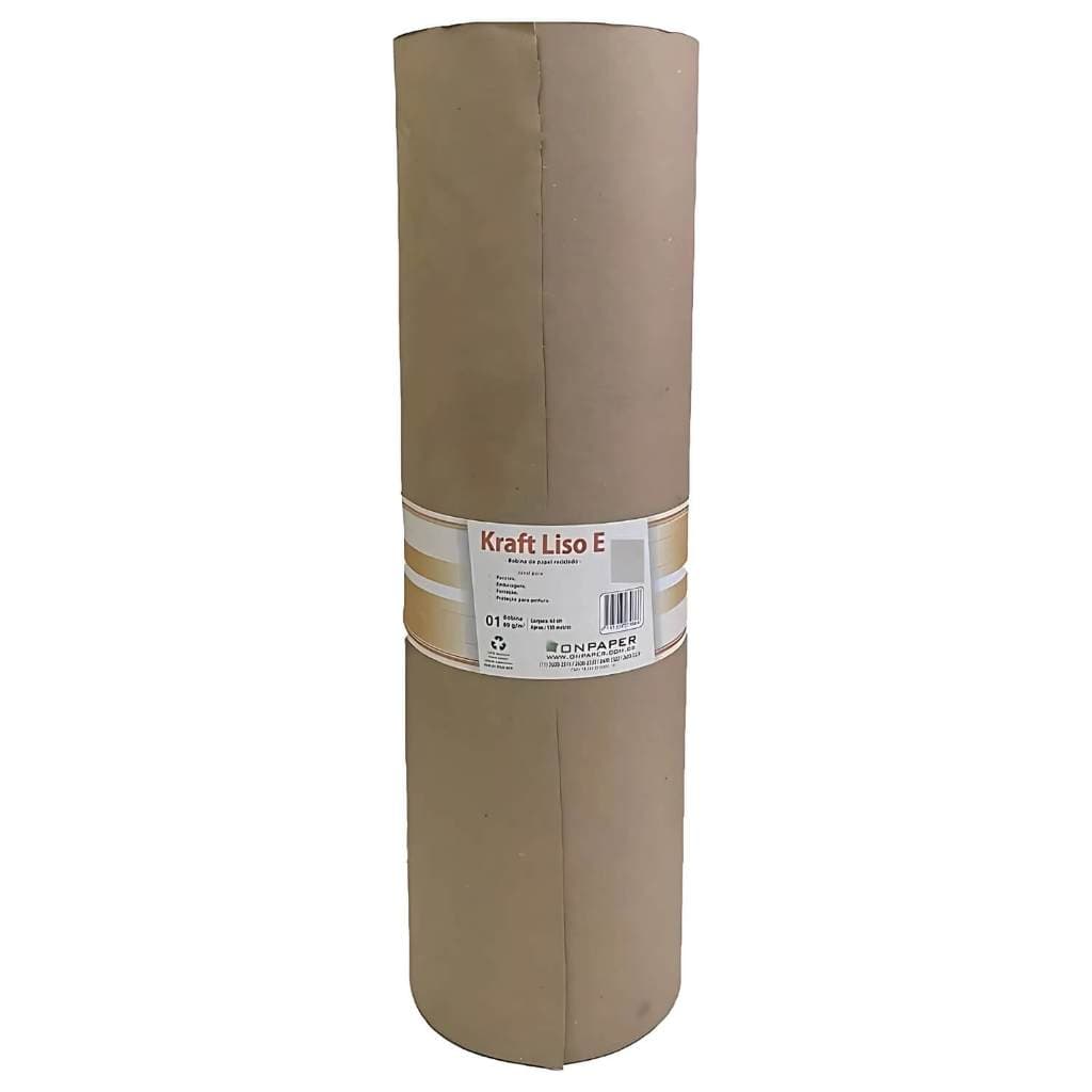 Bobina Papel Semi Kraft 40cm X 150 Metros 80 G 5kg Reciclado