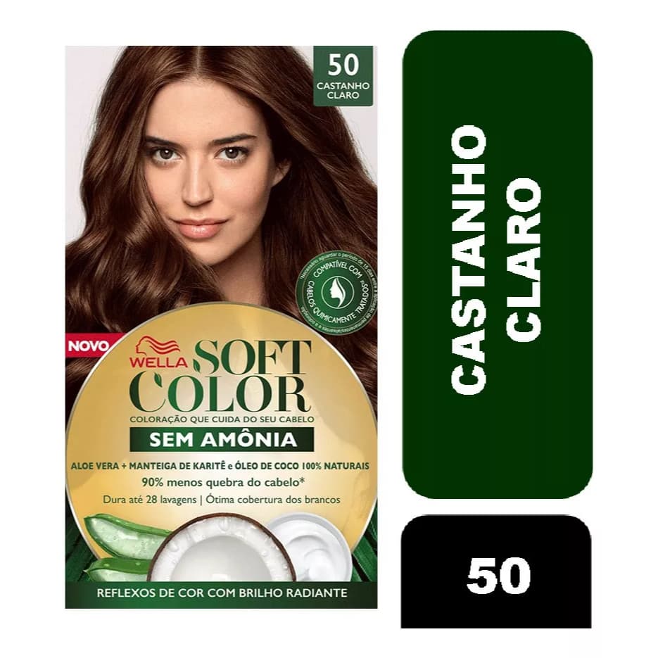 Tintura Soft Color Castanho Claro 50