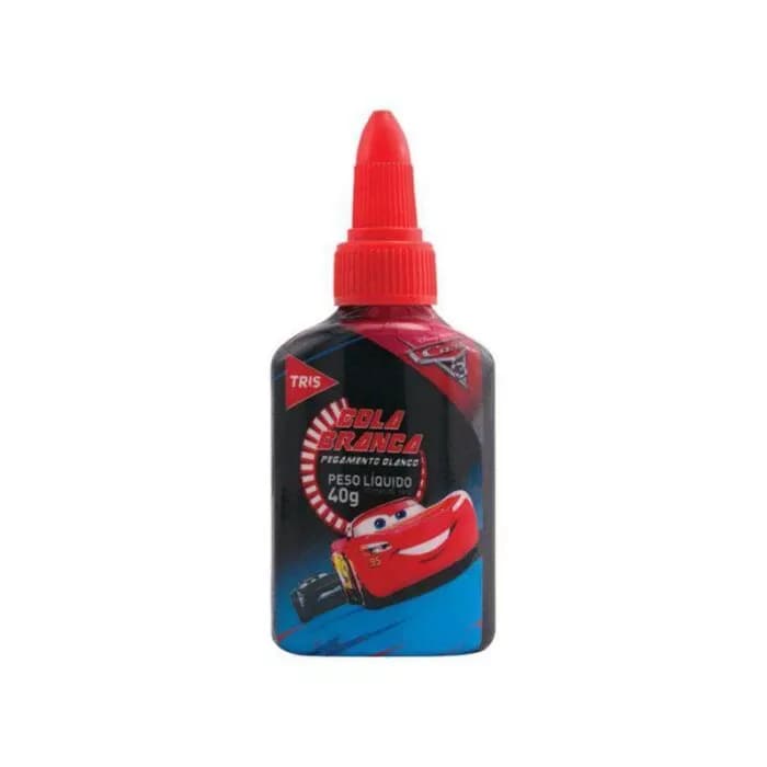 Cola Líquida Branca Carros 40g - Cola Escolar
