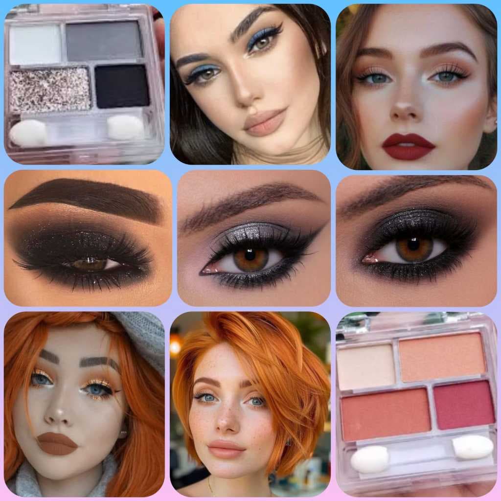 PALETA MINIMALISTA DE SOMBRAS POCKET EYES DIA E NOITE FENZZA