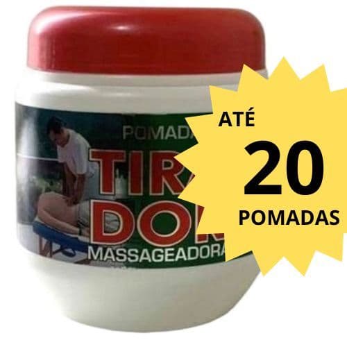 Kit 20, 15, 10, 5 Pomada Massageadora Que Auxilia para Tirar Dor Arnica 240g