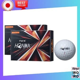 Japão Qualidade2 Dúzias De Bolas De Golfe Honma 2021 Modelo TW (-X_White_2)