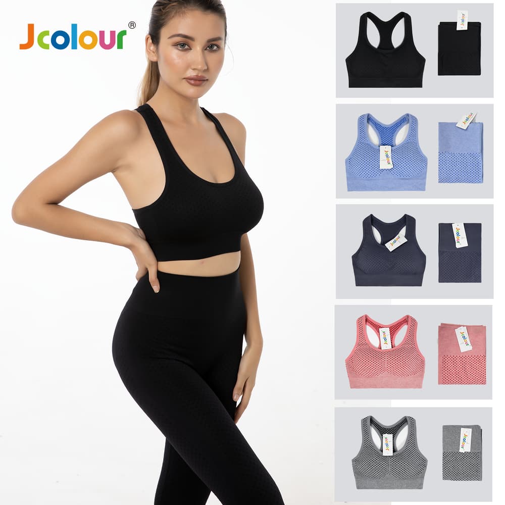 Conjunto Esportivo Feminino para Yoga Ciclismo e Vela Tecido Respirável Confortável