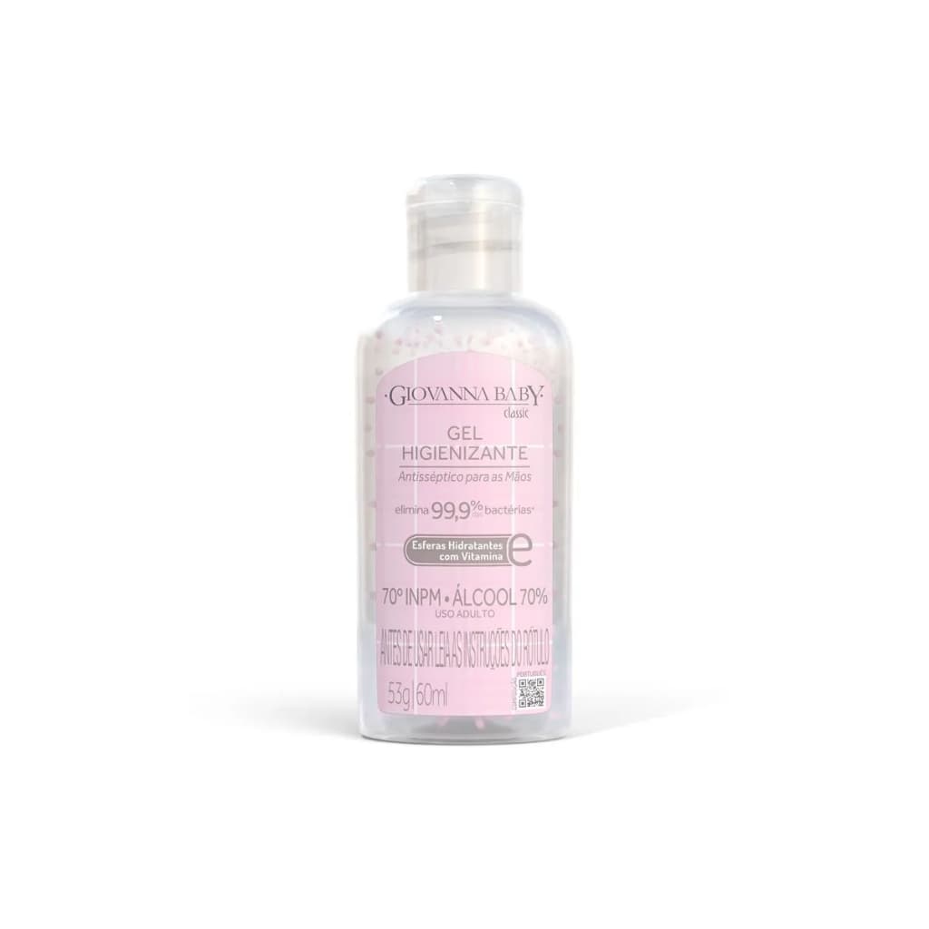 Gel Higienizante Antisséptico mãos Giovanna Baby 60ml Escolher