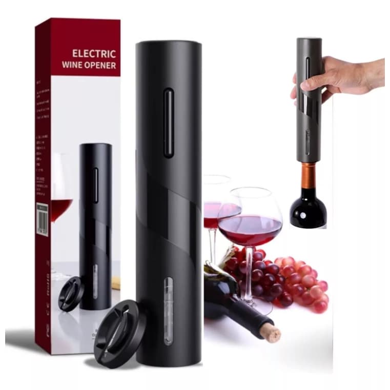 Abridor de Vinho Saca Rolha Automático A Pilha