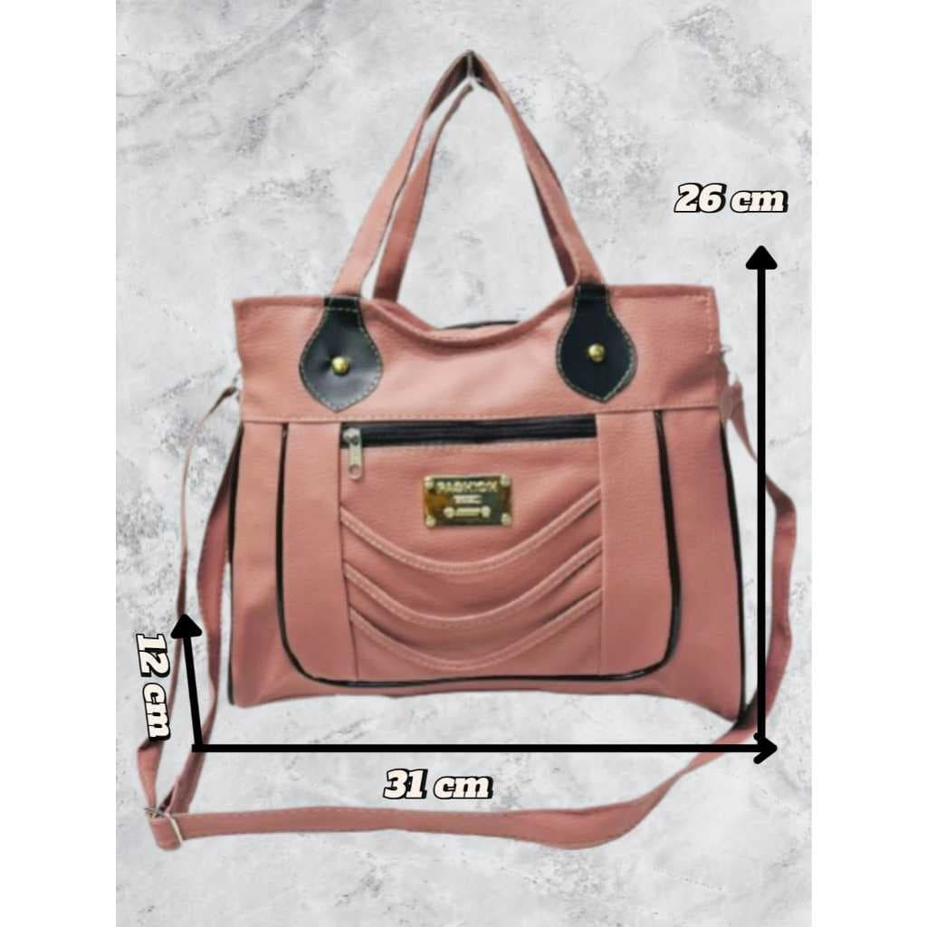 Bolsa Feminina 2 Divisorias e 2 Alças Transversal  para trabalho e dia a dia