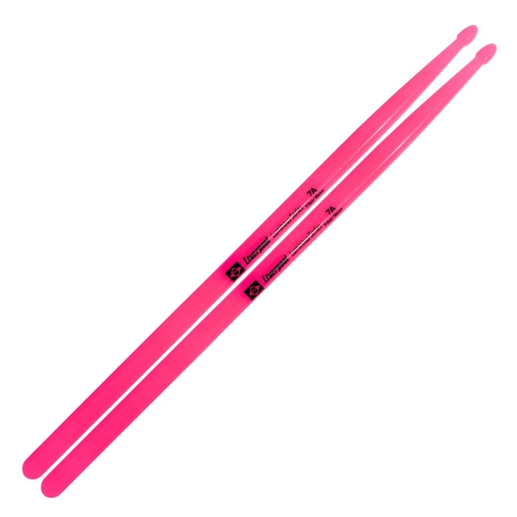 Baqueta 7A Liverpool Luminous Series Par Neon Fluorescente