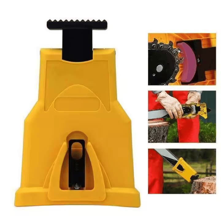 Afiador Amolador de Corrente de Motosserra Portátil + Pedra Sabre 16 a 20 Polegadas