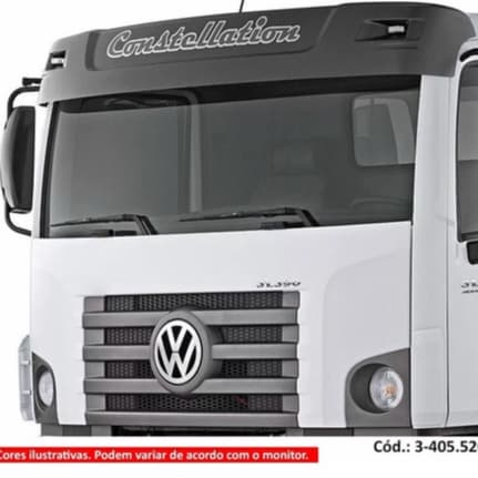 Faixa Tapa Sol Caminhão Constellation Adesivo Volkswagen