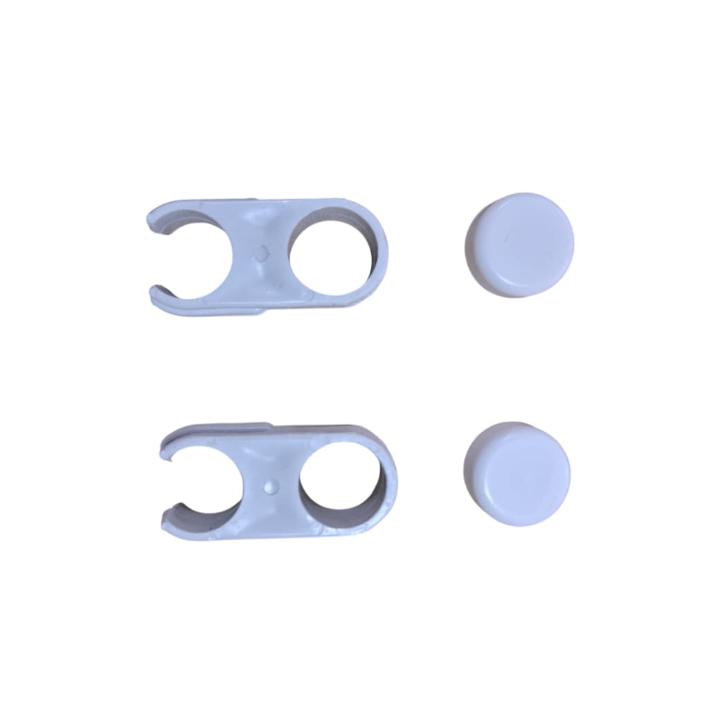 Kit 6 Bicos de Pagagaio + Tampa para Reposição - Branco
