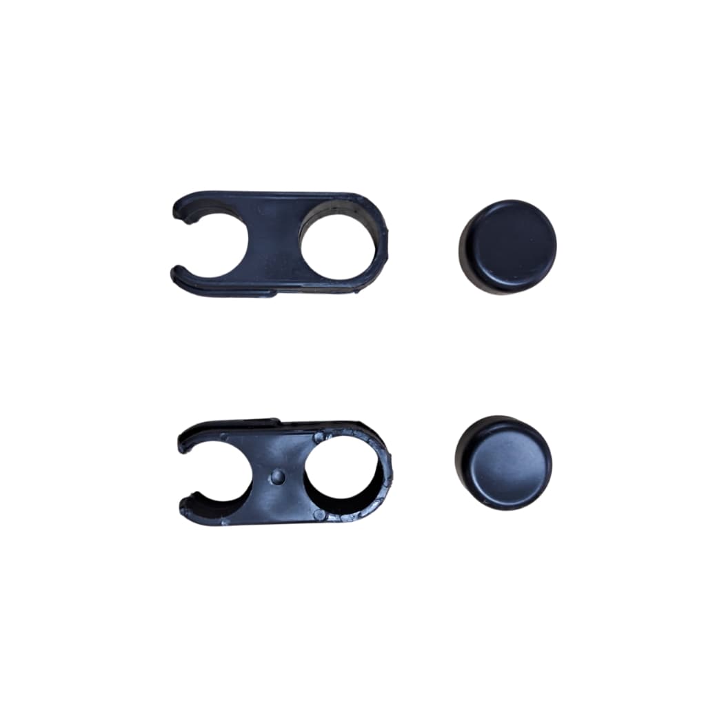 Kit 6 Bicos de Pagagaio + Tampa para Reposição - Preto