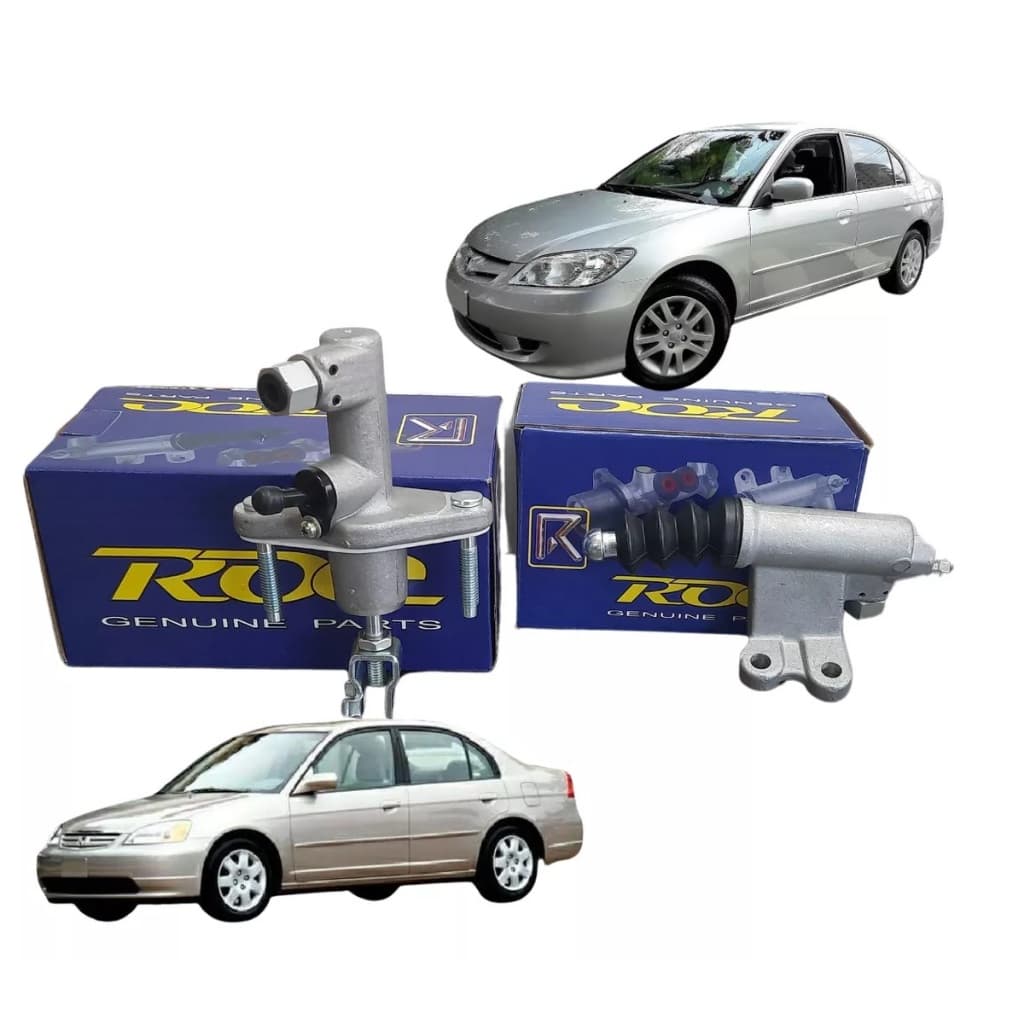 Cilindro Embreagem Civic 1.7 2001 2002 2003 2004 2005 Mestre E Auxiliar