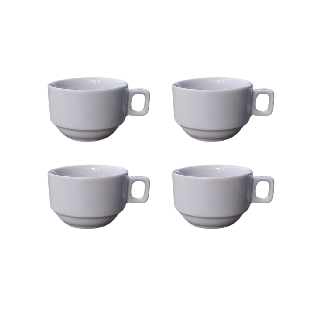 4 Xicaras De Chá 160ml - Hotel