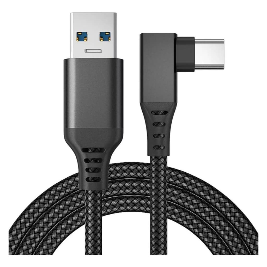 Cabo Usb-c 5 Metros Compatível Vr Link Quest 1 / Quest 2