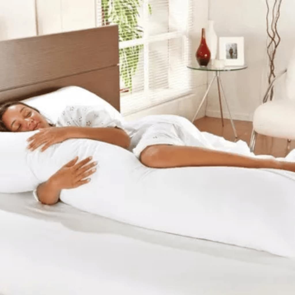Travesseiro Xuxão1,35cm x 45cm Cor Branca Para Cama Confortável