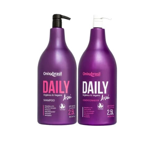 Daily Açaí - Kit Shampoo + Condicionador 2,5L | Uso diário em lavatório