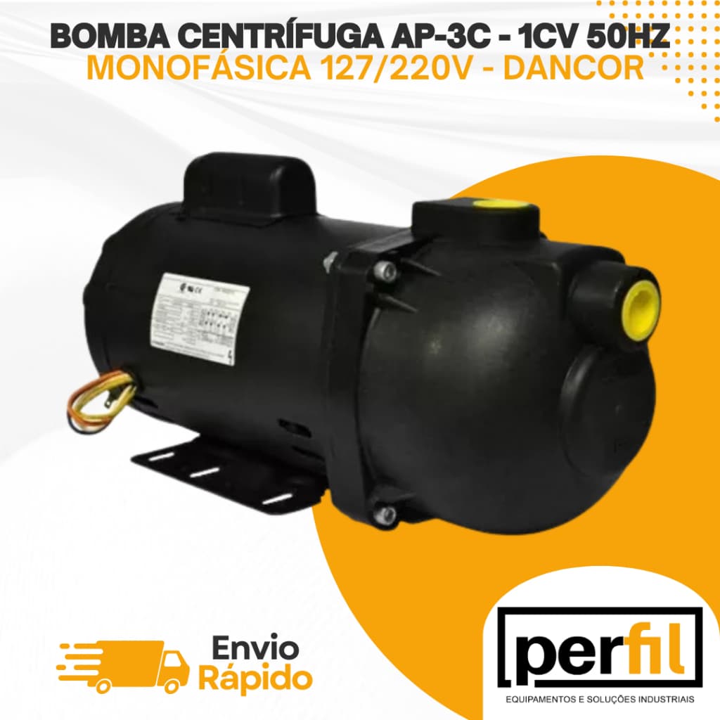 Bomba para Piscina Dancor AP-3C 1CV Monofásica 127/220V – Potente e Eficiente para Uso Residencial ou Industrial