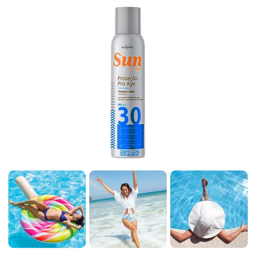 Protetor Solar Sun30 Proteção Imediata Tamanho Familia 150ml
