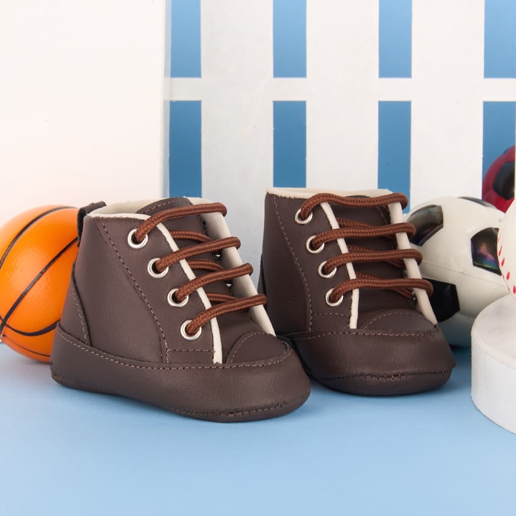 Tênis Infantil Bebê Menino Casual Botinha Inverno Cano Alto Leve Macio Confortável