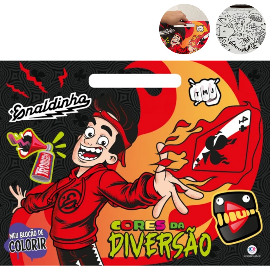 Livro Para Colorir Enaldinho 24 Páginas Ação E Diversão