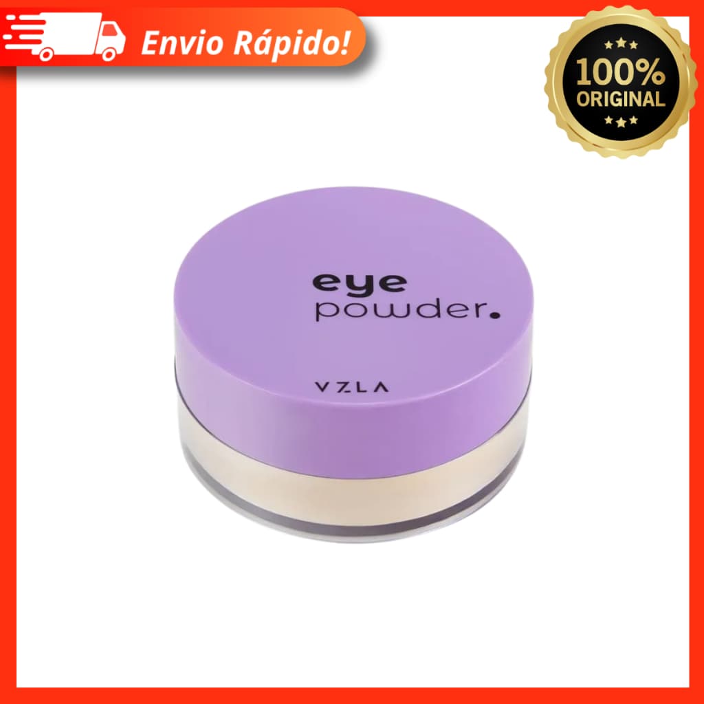 Eye Powder Pó Solto Para Área Dos Olhos À Prova D'Água Ultra Fino Vegano 10g - Vizzela