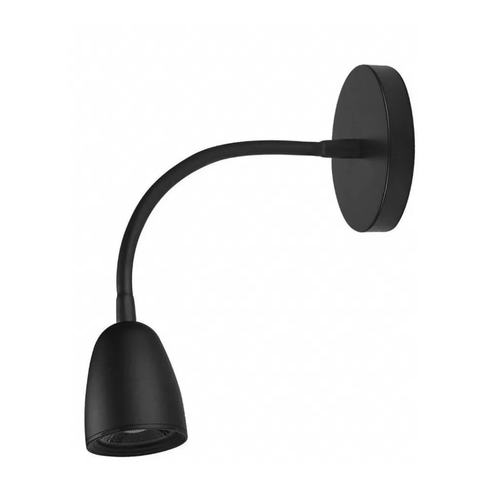 Arandela Direct Articulável De Led 4w Na Cor Preto Taschibra