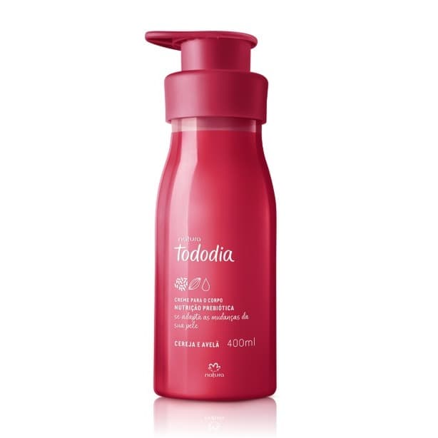 Creme Desodorante Hidratante  Nutritivo para o Corpo Tododia Cereja e Avelã 400Ml