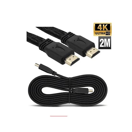 Cabo HDMI Full HD 4K Alta Resolução High Speed Hmaston Tamanho:2 Metros