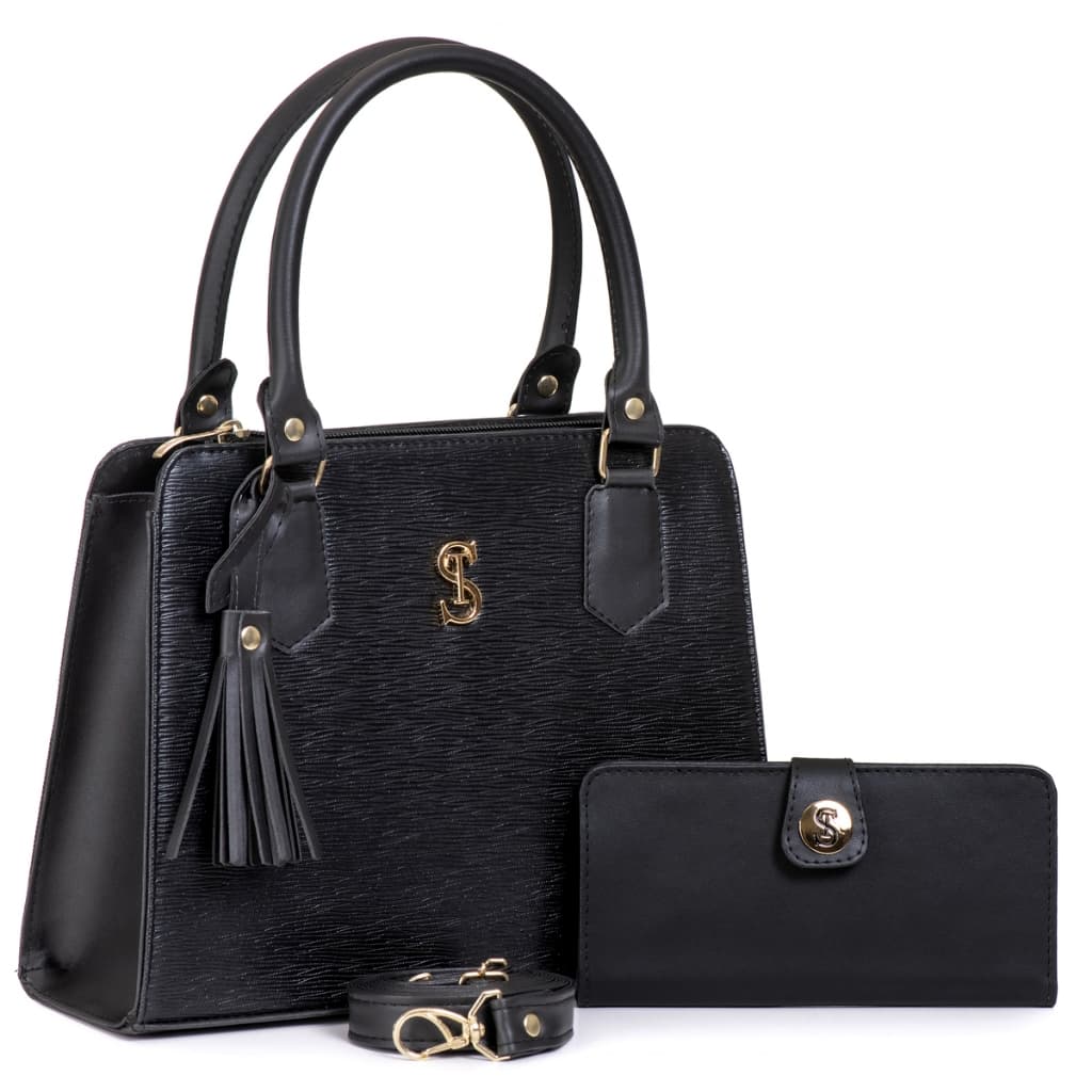 Bolsa Feminina Media Transversal e de Mão  com Carteira