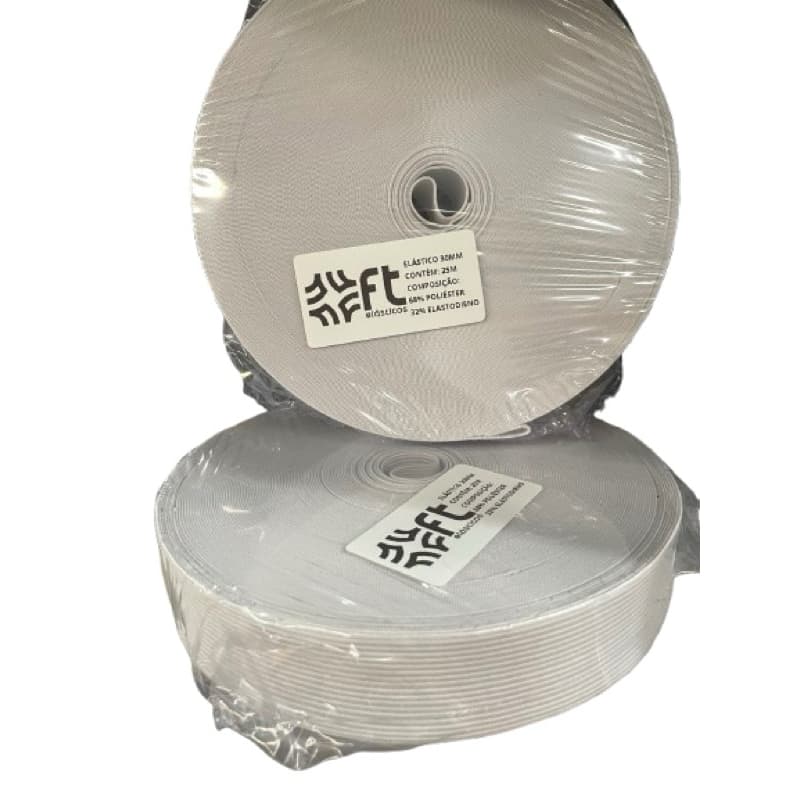 Elástico de Embutir 30mm X 25 Metros Confecções Em Geral