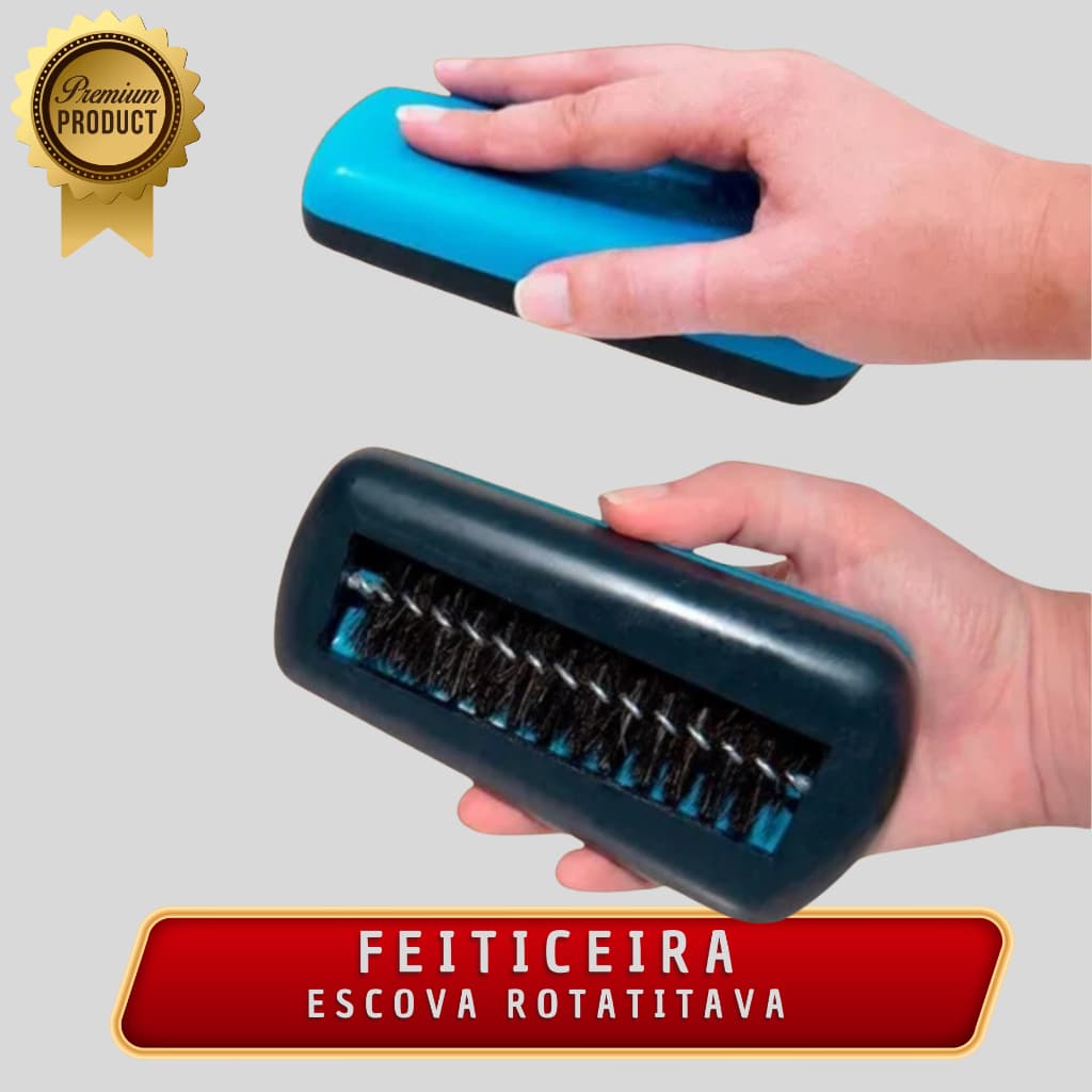 Escova Rotativa Feiticeira Para Limpeza Doméstica Para Mesas Tapetes Cozinha Sala Original