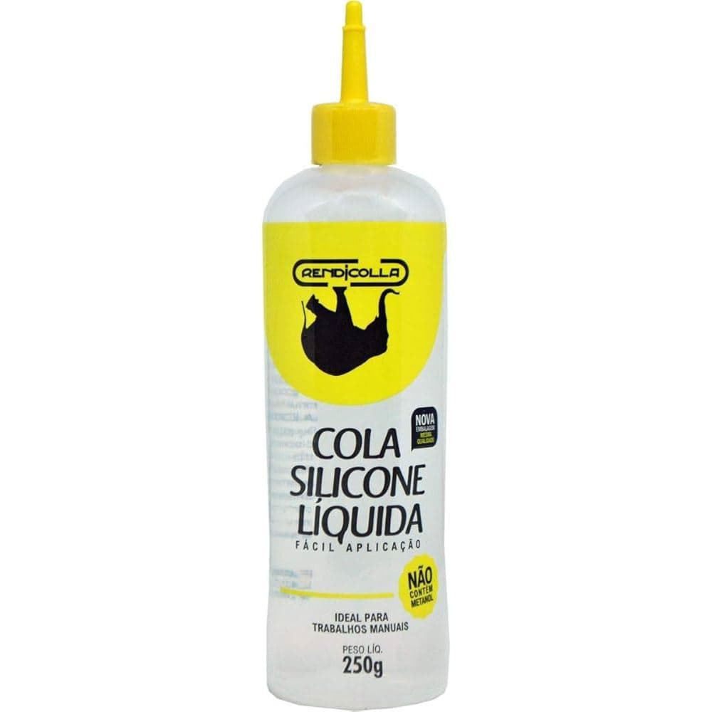 Cola para artesanato Silicone Liquido 250g