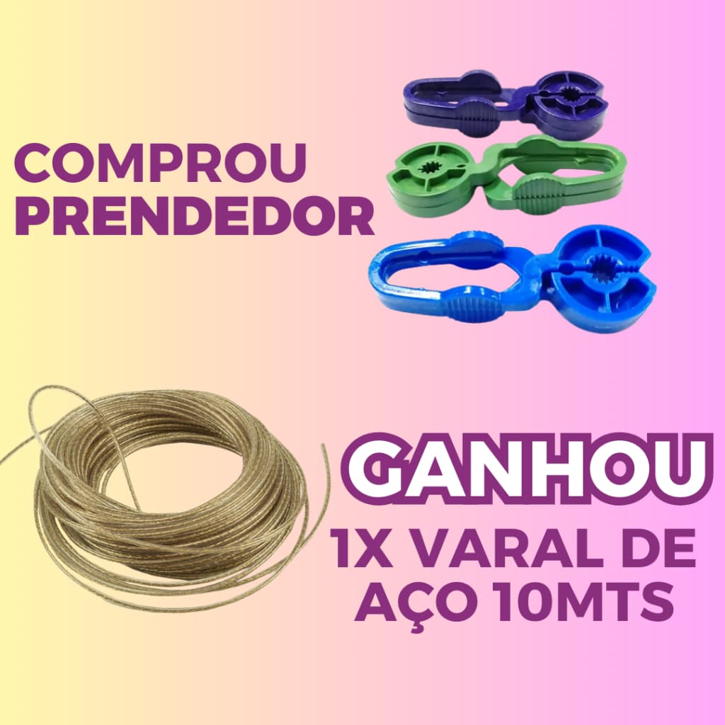 Prendedor Pregador de Roupa Plastico Multiuso Prendedura C/144 Unidades
