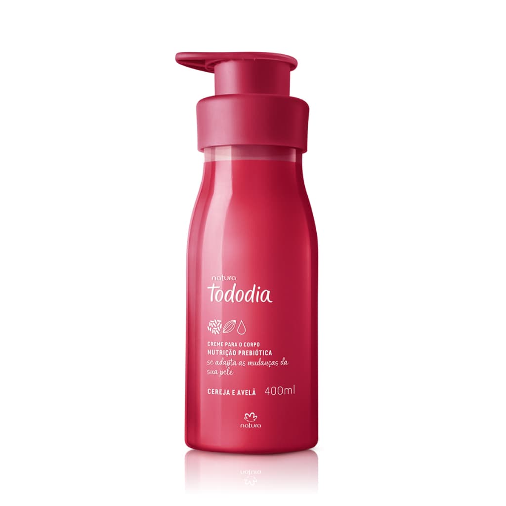 Creme Desodorante Nutritivo para o Corpo Tododia Cereja e Avelã 400 ml