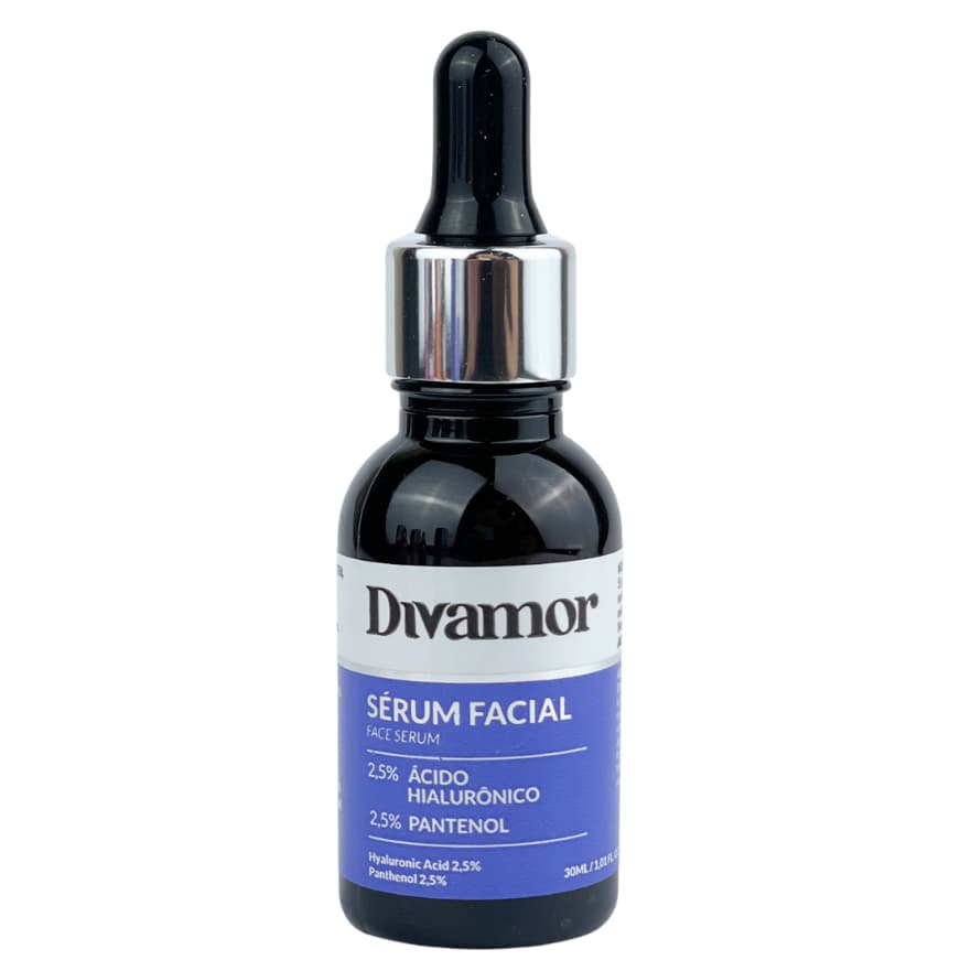 Sérum Hidratação Intensa: Ácido Hialurônico 2,5% + Pantenol 2,5%