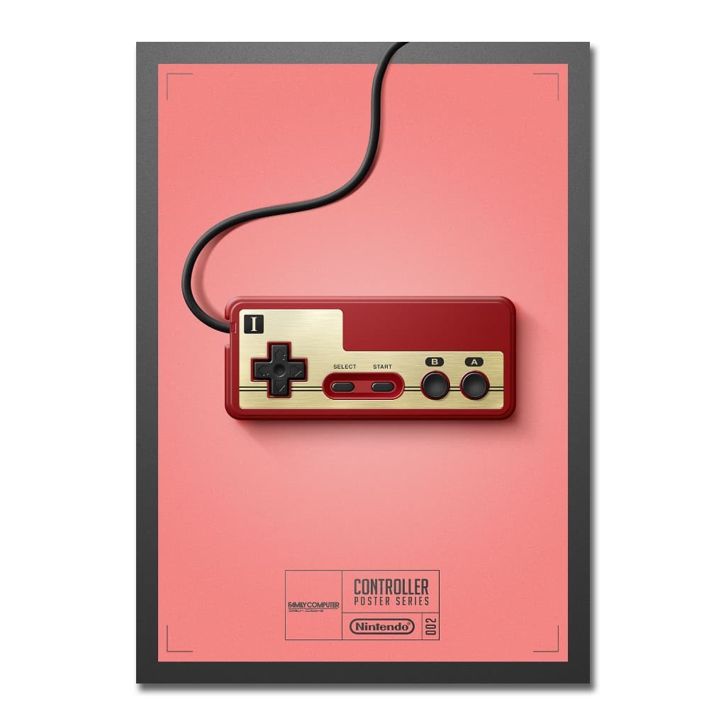 Quadro Placa Decorativa Gamer Controle Super Ness Classic Vídeo Game Console