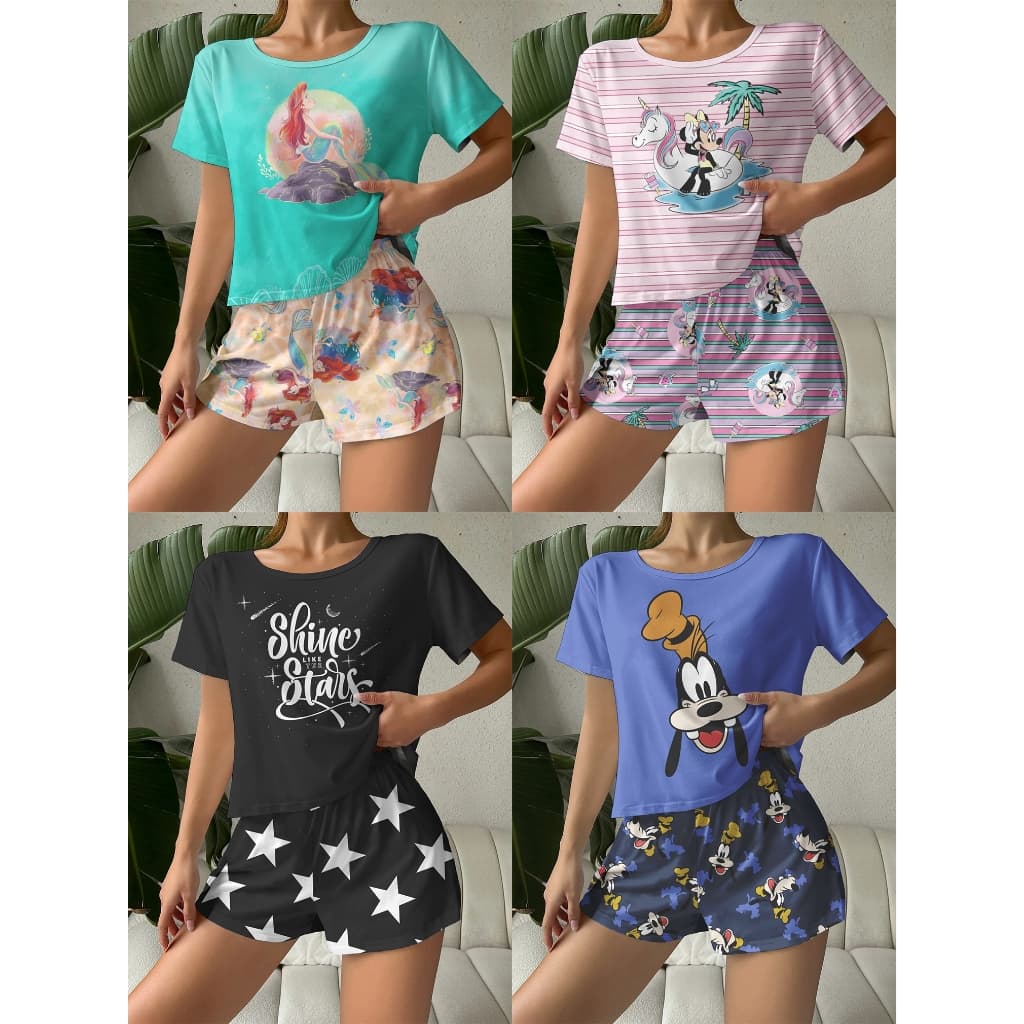 Baby dool feminino personagens