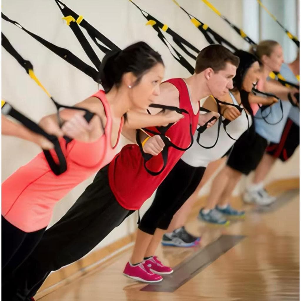 03 Trx Fita De Suspensão Para Treinamento Suspenso, Funcional Com catraca