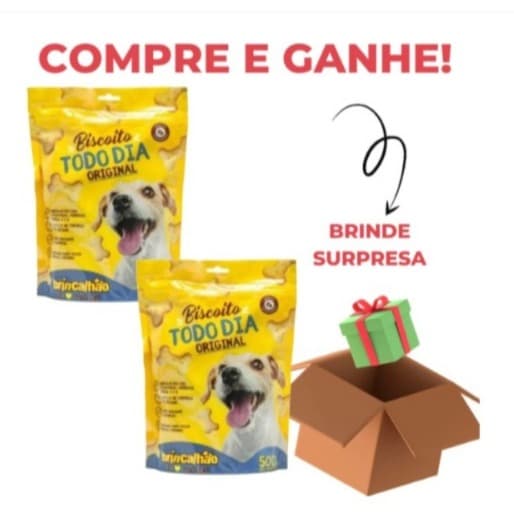 KIT 2 PETISCO Biscoito Pet para Cães Petisco Adestramento Brincalhão ORIGINAL 500g