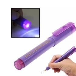 Caneta Testador De Dinheiro Nota Falsa Money Teste Detector