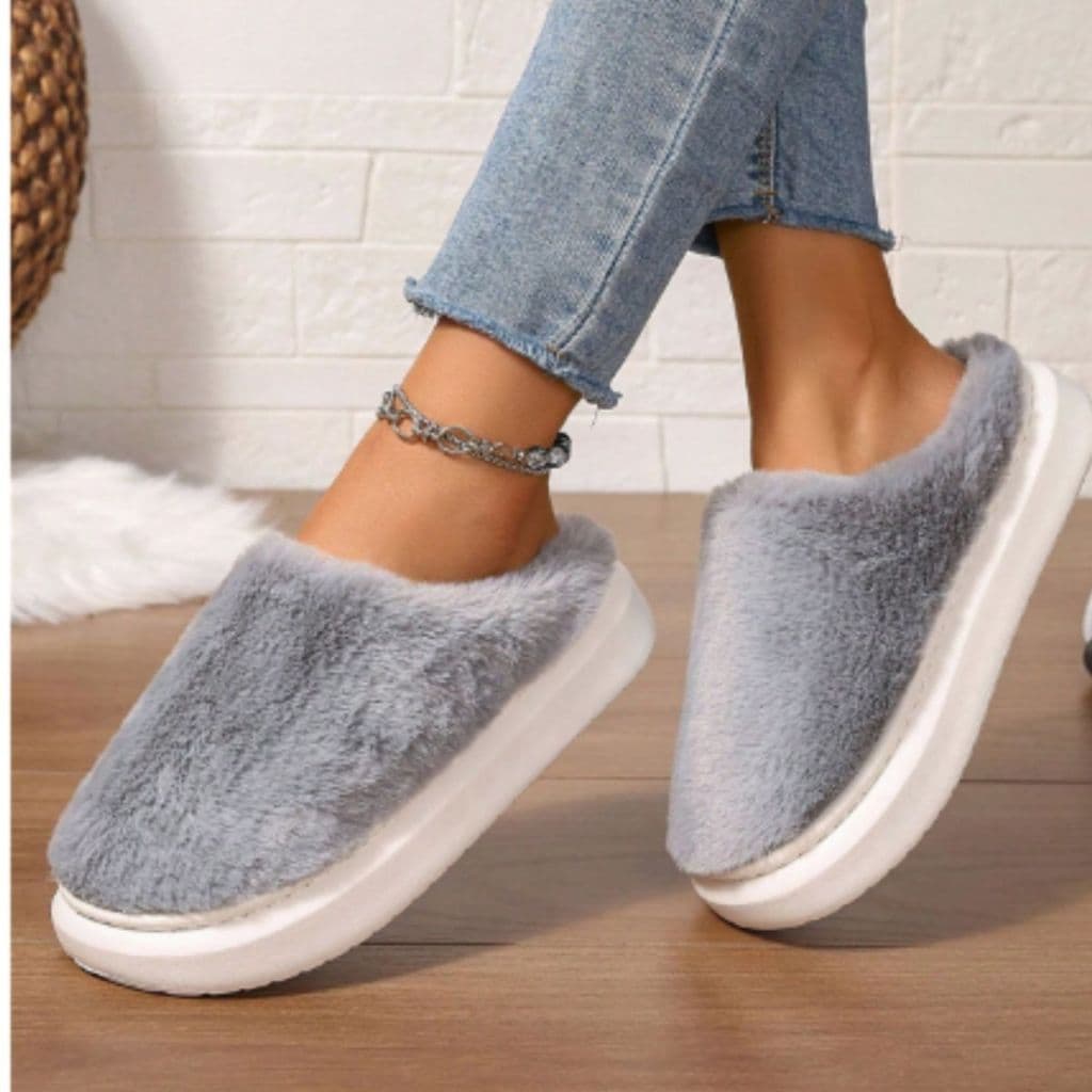 Pantufa Nuvem Forrada em Lã Unissex Masculino E Feminina Super Confortável e Quentinha Muito Macia
