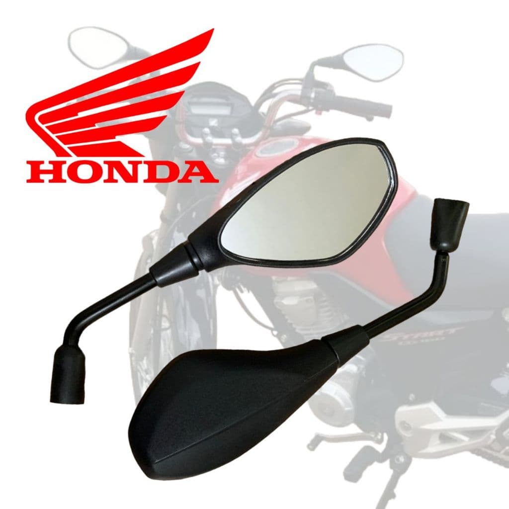 Retrovisor Espelho Bmw F800 Gs Fixo Rosca Honda Par Anti Reflexo Nexpart