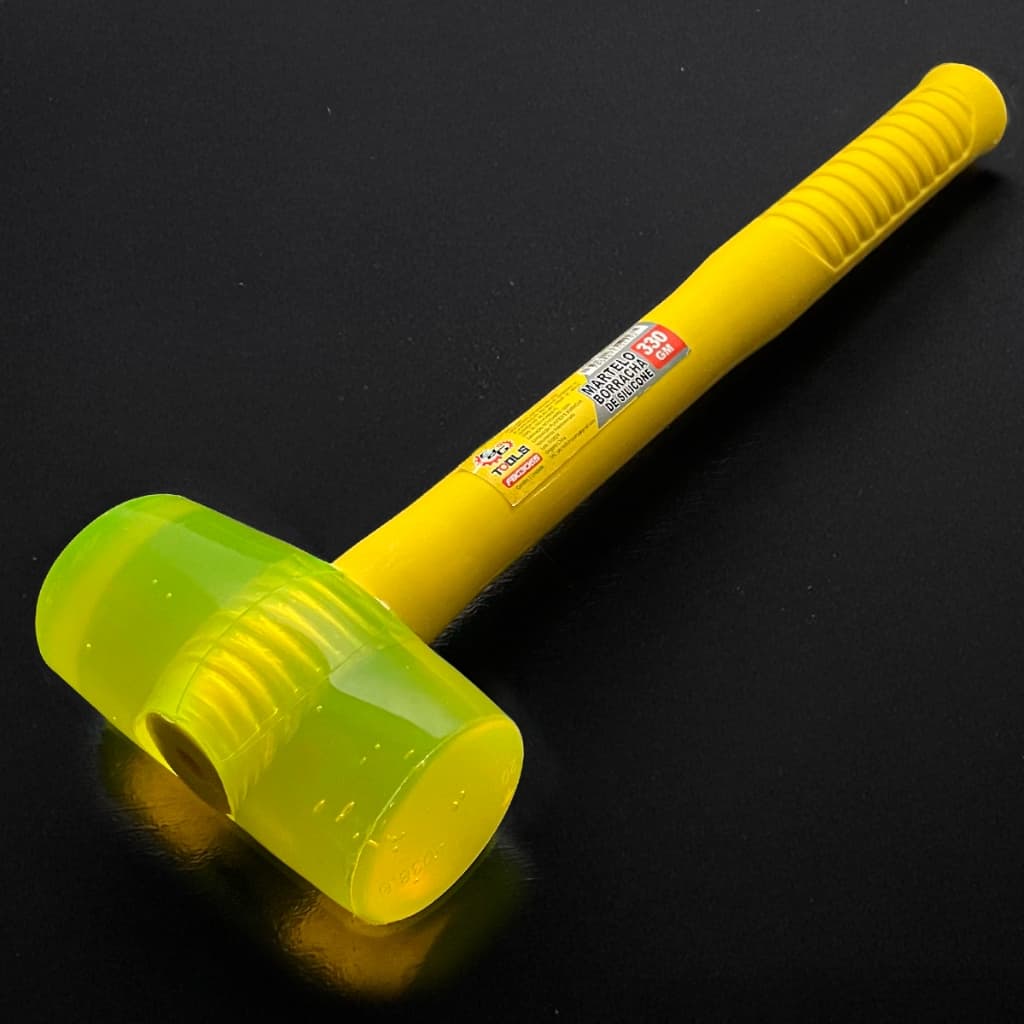 Martelo Silicone Borracha 500g Marreta Obras Reparos Pisos Azulejos