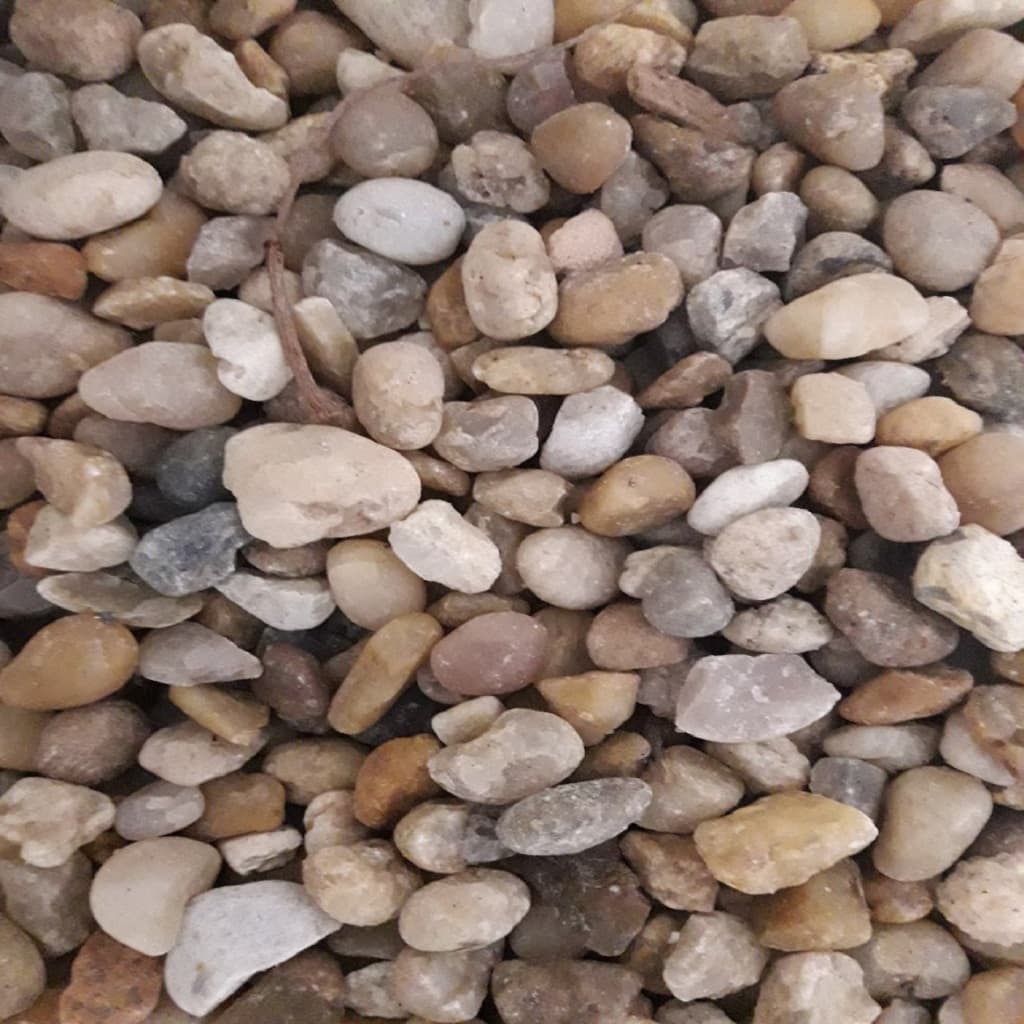 Cascalhos De Rio pedras Seixo Rolado Natural Nº1 miudo Decoração  Vasos  jardim aquário plantas  5kg
