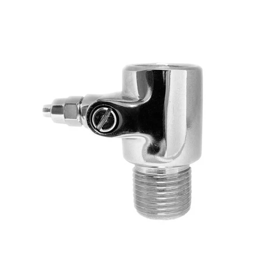 BUCHA T DE METAL CROMADA PARA PURIFICADORES DE ÁGUA 3/8