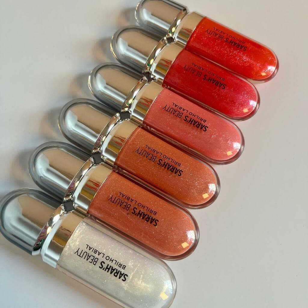 Gloss Labial Sarah's Beauty com Brilho Cintilante