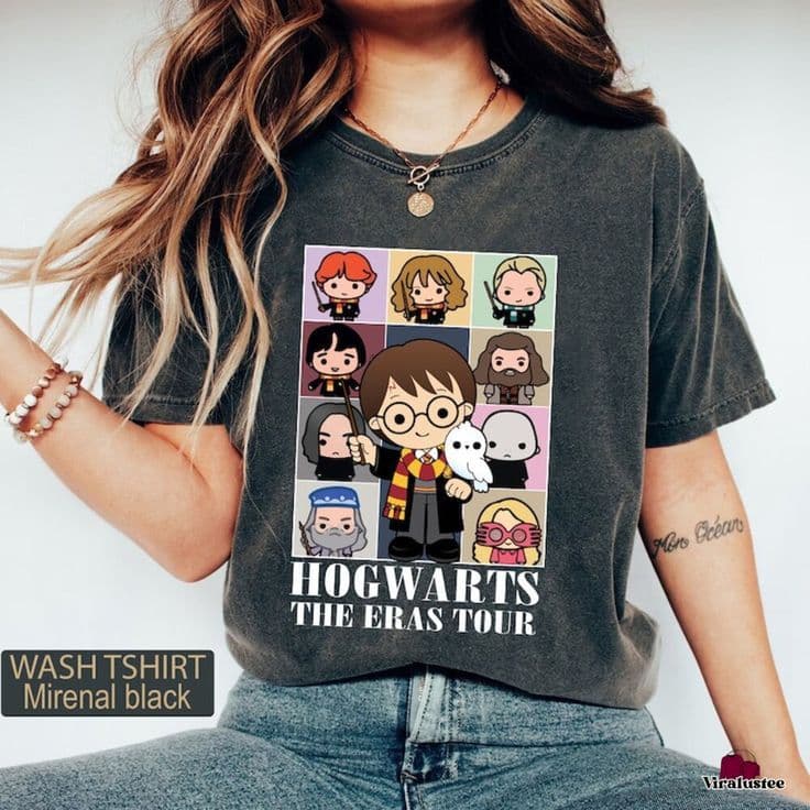 UNISSEX BABYLOOK TSHIRT HOGWARTS TODOS OS TAMANHOS ENVIO IMEDIATO CORES PERSONALIZADAS