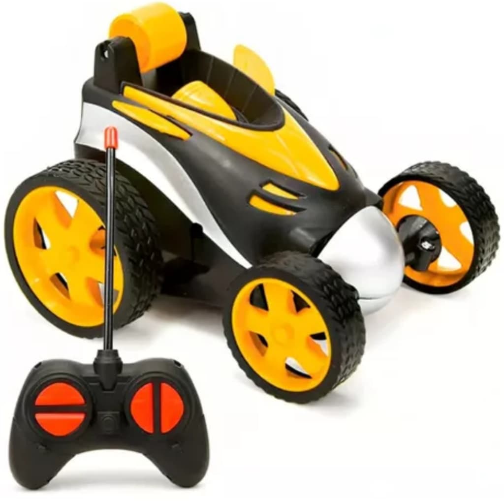 Carrinho Brinquedo Carro Controle Remoto Luz 360 Gira Car